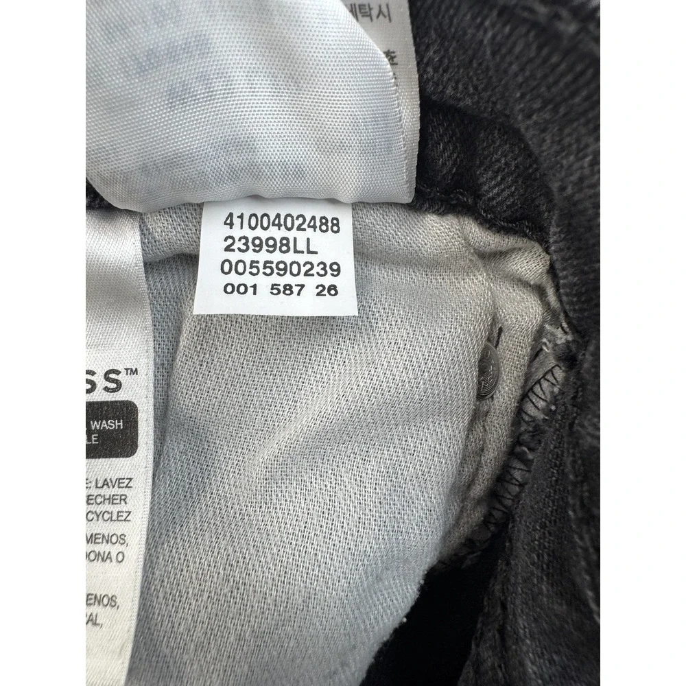 Levi's 559 Men's Jeans 33x30‎ Relaxed Fit Straight Leg Denim Black Cotton